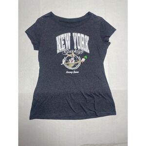 Looney Tunes Bugs Bunny Brooklyn New York Graphic T Shirt Women's LG